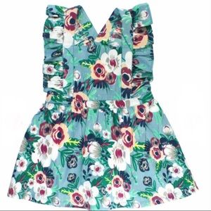 Ruffle Butts Secret Garden Cross Back Dress